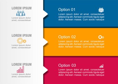 Verileriniz için yer alan bilgi tasarım şablonu. Vektör illüstrasyonu.