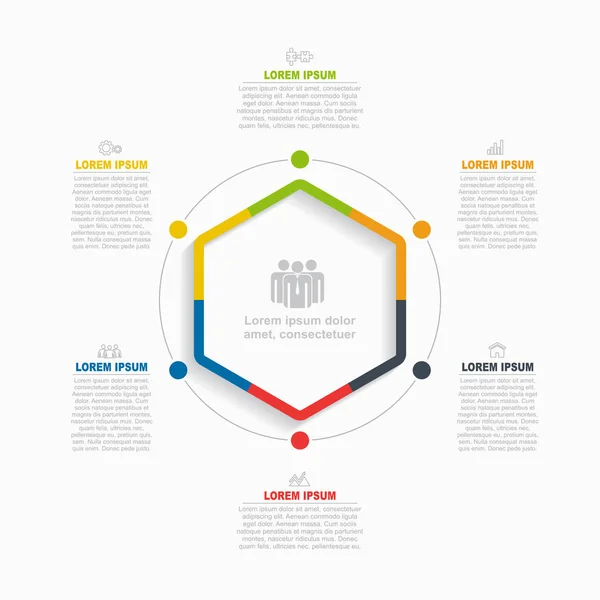 Šablona pro návrh aplikace Infographic s místem pro vaše data. Vektorová ilustrace. — Stockový vektor