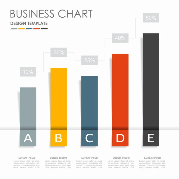 Infographic design template with place for your data. Vektorillusztráció. — Stock Vector