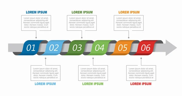 Šablona pro návrh aplikace Infographic s místem pro vaše data. Vektorová ilustrace. — Stockový vektor