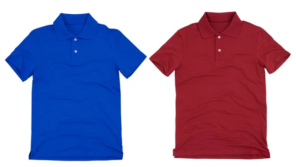 Set van Polo shirt solated op witte achtergrond. — Stockfoto