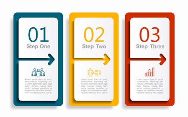 Verileriniz için yer alan bilgi tasarım şablonu. Vektör illüstrasyonu.