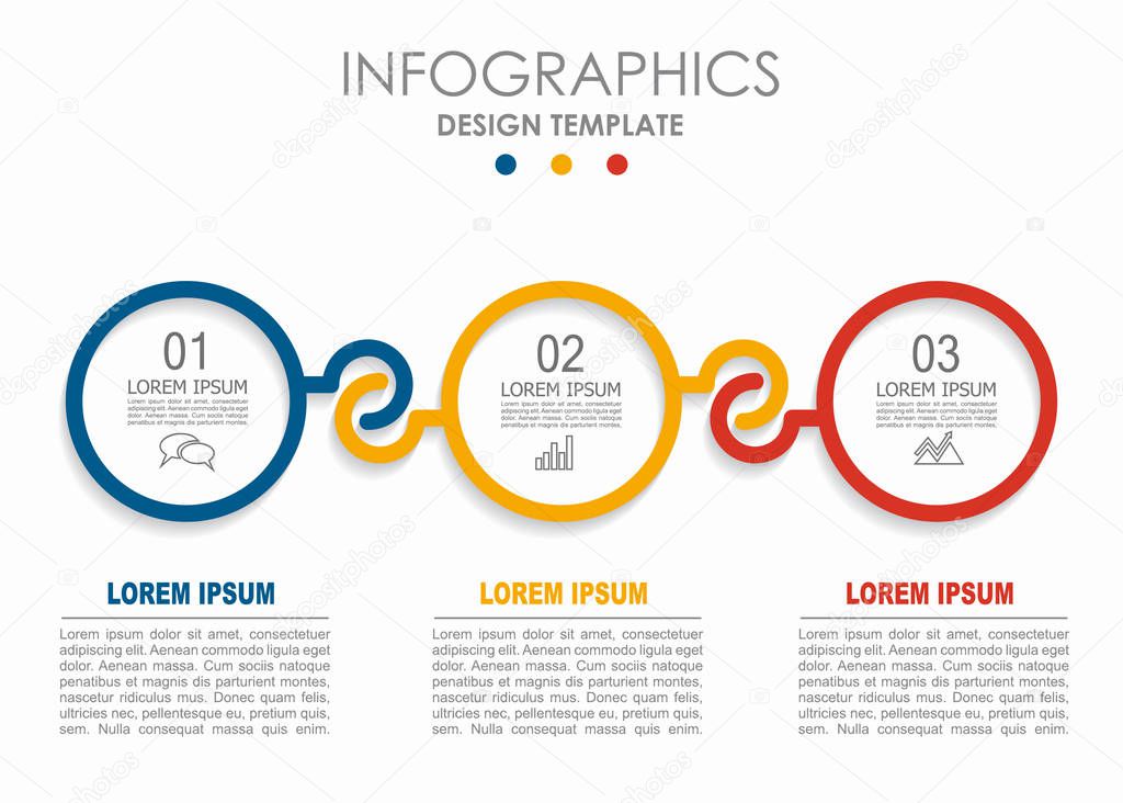 Infographic design template with place for your data. Vector illustration.