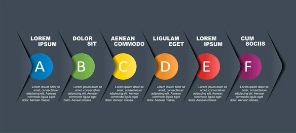 Šablona pro návrh aplikace Infographic s místem pro vaše data. Vektorová ilustrace. — Stockový vektor