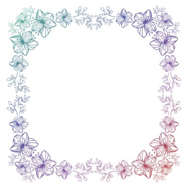 Kare Çiçek Çerçeveleri