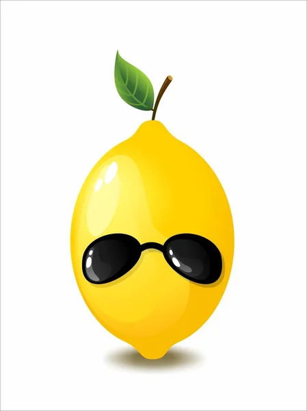 Cool Cartoon Fruit Sunglasses — Stock Photo, Image