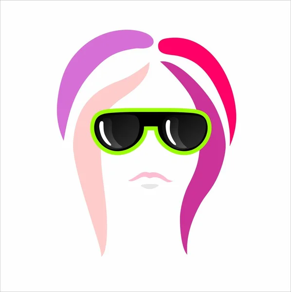Young Girl Cool Sunglasses — Stock Photo, Image