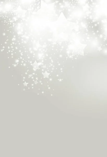 闪亮的银色圣诞背景 — 图库照片