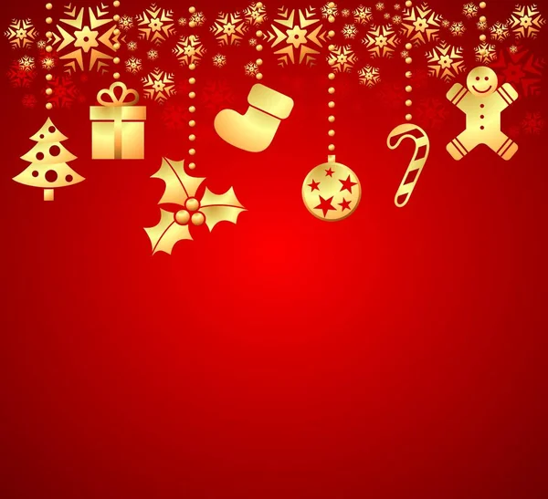 Karácsonyi Háttér Üdvözlőlapok — Stock Vector