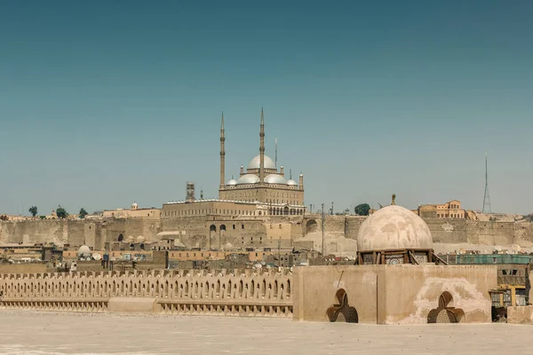 Cairo Citiscape View Alabaster Mosque Top Egypt — Stock Photo, Image