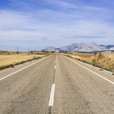 Stright yolun İspanya davetkar kiliseye. Dini kavramı