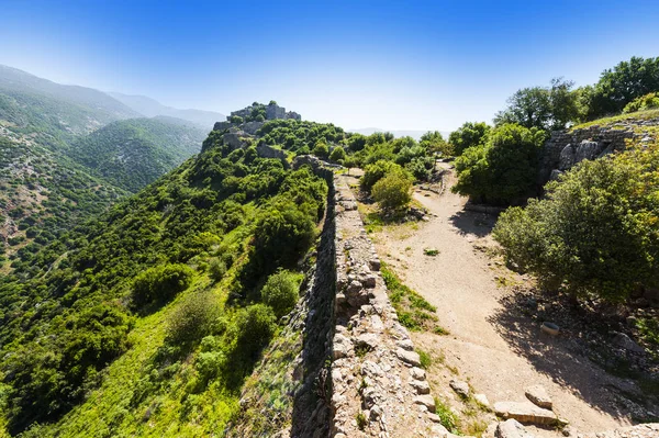 Restos Castillo Los Altos Del Golán Cerca Frontera Israelí Con —  Fotos de Stock