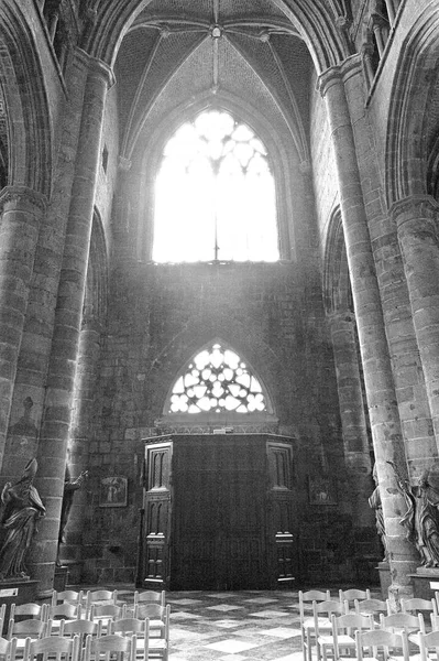 Das Innere Der Notre Dame Kirche Dinant Belgien Stiftskirche Von — Stockfoto