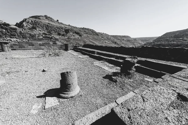 Gamla Naturreservat Ligger Golanhöjderna Israel Visa Arkeologiska Platser Och Resterna — Stockfoto