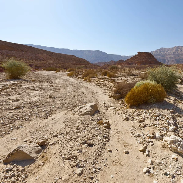 Loneliness Emptiness Rocky Hills Negev Desert Israel Breathtaking Landscape Nature — Stock Photo, Image