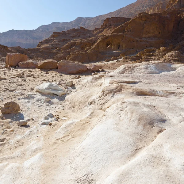 Infinite Fantasy Rocky Hills Negev Desert Israel Breathtaking Landscape Nature — Stock Photo, Image