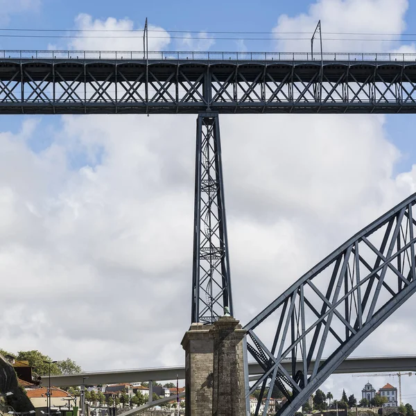 Brücke Gebaut Von Eiffel Auf Dem Specground Des Historischen Zentrums — Stockfoto