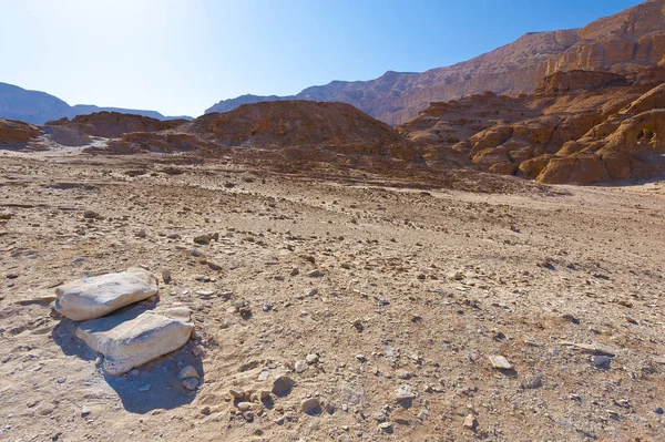 Infinite Fantasy Rocky Hills Negev Desert Israel Breathtaking Landscape Nature — Stock Photo, Image