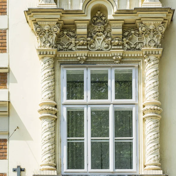 Klassische Fassade Eines Wohnhauses Der Österreichischen Hauptstadt Wien — Stockfoto