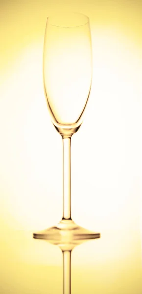 Elegant Glass Alcoholic Drinks Reflective Surface Retro Style — Stock Photo, Image