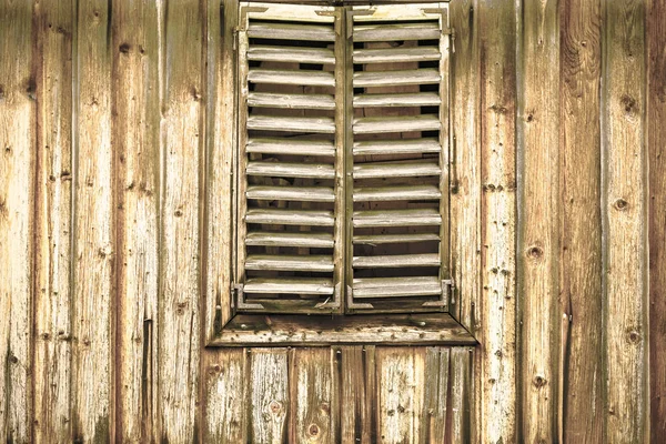 Tradiční Rakouský Dřevěný Dům Hallstattu Staré Dřevo Zčernalé Vlhkostí Horského — Stock fotografie