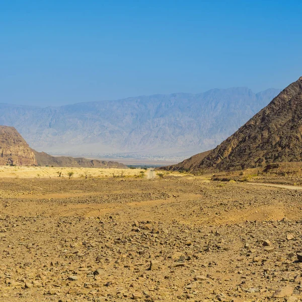 Colinas Rochosas Deserto Negev Israel Paisagem Tirar Fôlego Das Formações — Fotografia de Stock
