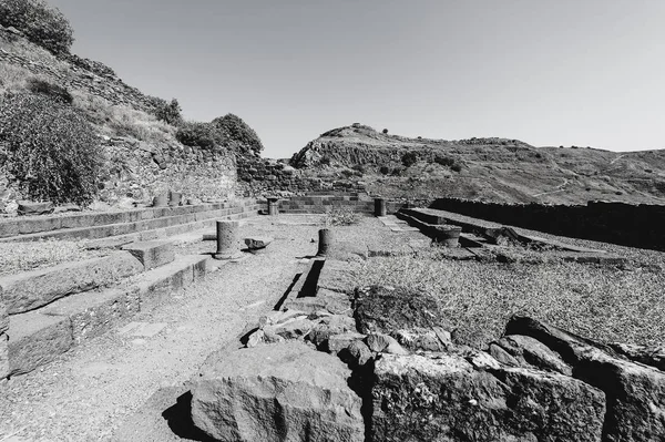 Gamla Naturschutzgebiet Den Golanischen Höhen Israel Blick Auf Die Archäologischen — Stockfoto