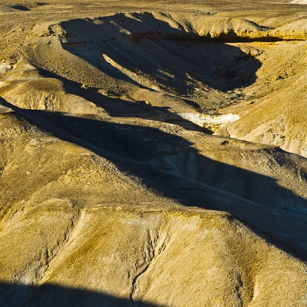 Collines Rocheuses Désert Néguev Israël Paysage Couper Souffle Des Formations — Photo