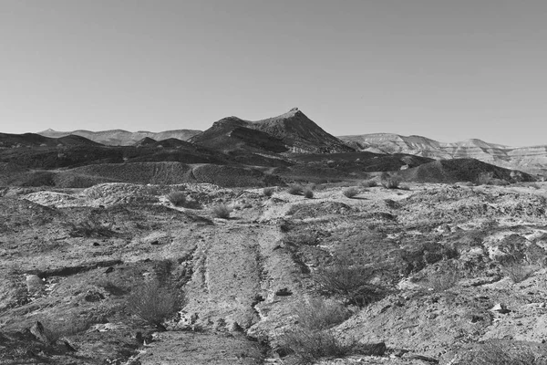 Rocky Hills Negev Desert Israel Breathtaking Landscape Desert Rock Formations — Stock Photo, Image