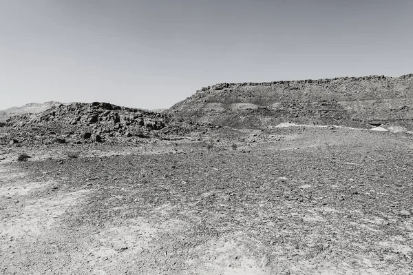 Βραχώδεις Λόφοι Της Ερήμου Negev Στο Ισραήλ Εκπληκτικό Τοπίο Και — Φωτογραφία Αρχείου