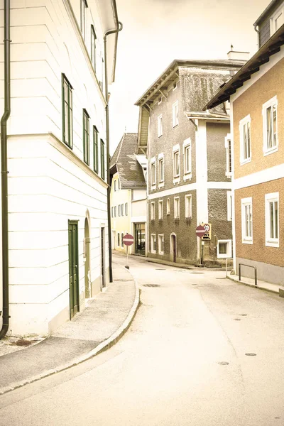 Calle estrecha en Austria . — Foto de Stock