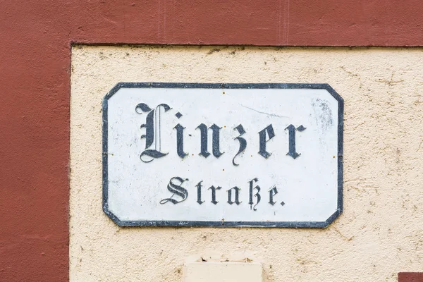 Gothic street sign — Stock Photo, Image