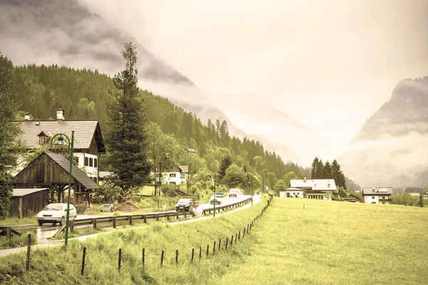 Rain in rural Austria — Stock Photo, Image