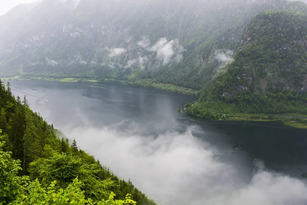 Österreichische Landschaft mit See — Stockfoto