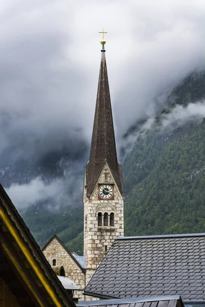 ハルシュタットの福音教会 — ストック写真