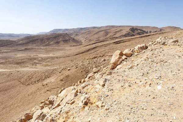 Negevská poušť v Izraeli — Stock fotografie