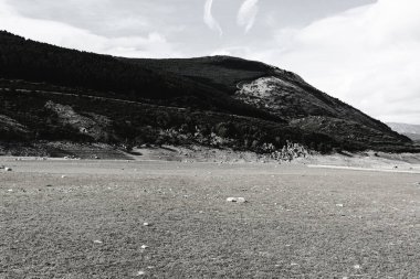 Cantabria Dağları'nın dramatik görünüm