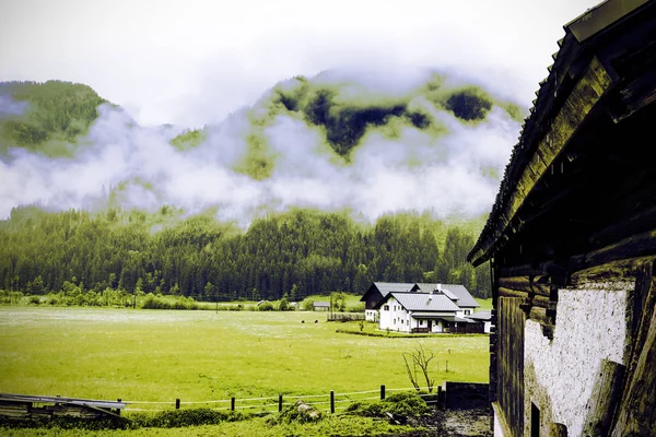 Eső és a felhők, Ausztria — Stock Fotó