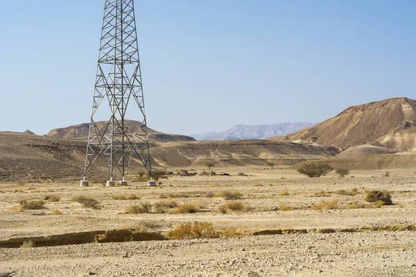 Elektrické vedení v Izraeli. — Stock fotografie