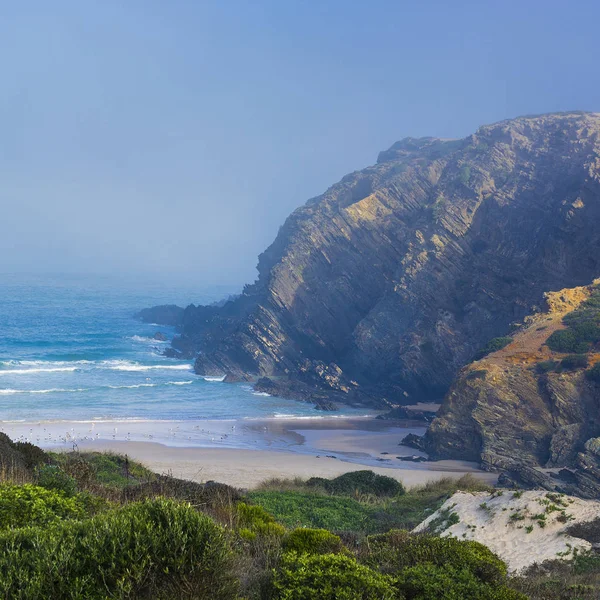 Sabah sis, gündoğumu Beach'de — Stok fotoğraf