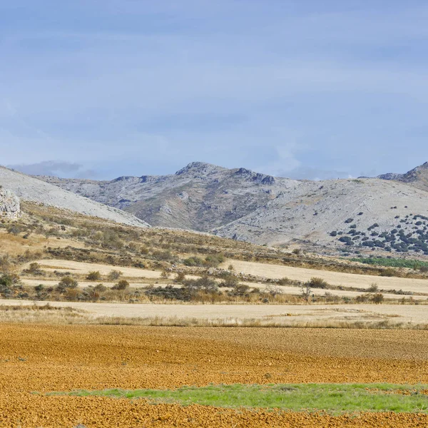 Paisagem espanhola de manhã — Fotografia de Stock