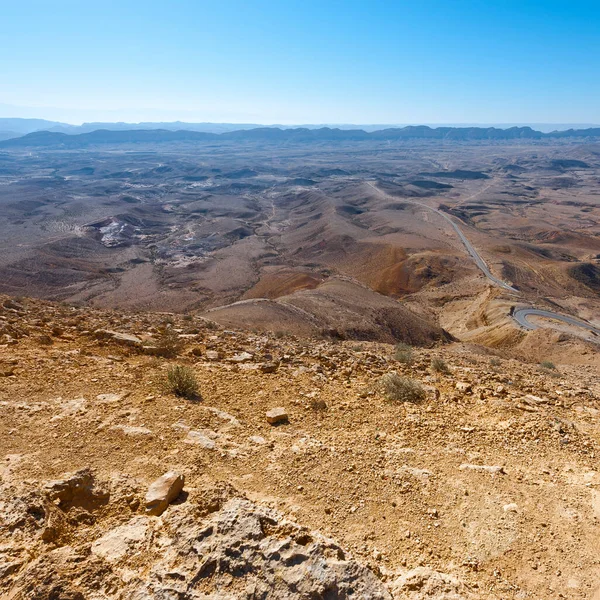 Colinas Rocosas Del Desierto Del Néguev Israel Impresionante Paisaje Las — Foto de Stock