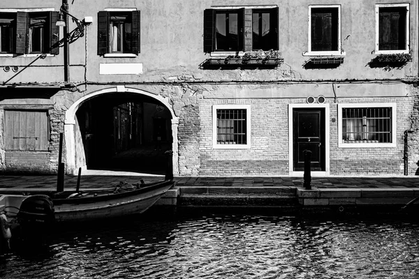 Venecia Abandonada Blanco Negro Museum City Está Situada Través Grupo — Foto de Stock