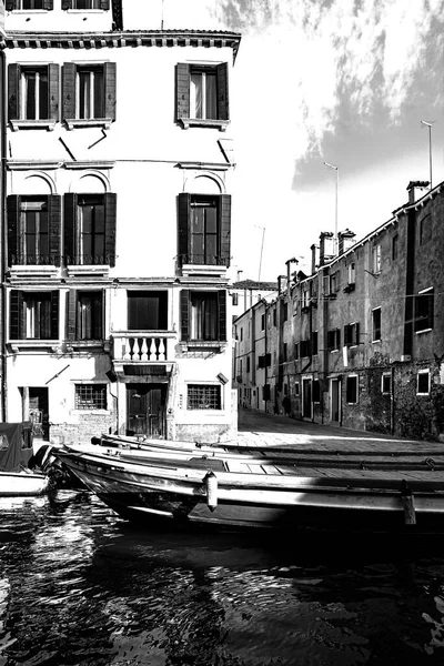 Venecia Abandonada Blanco Negro Museum City Está Situada Través Grupo — Foto de Stock