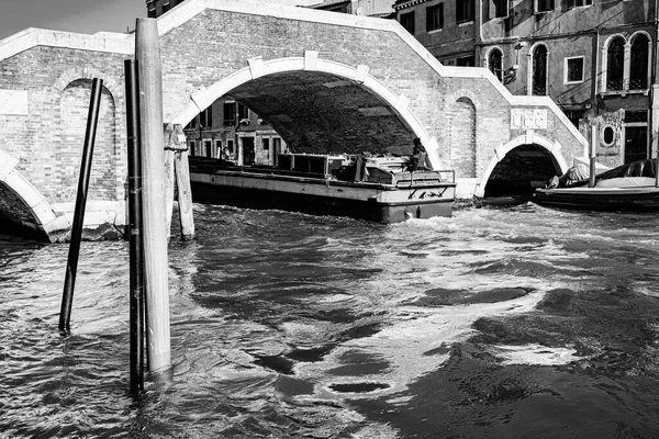 Venecia Abandonada Blanco Negro Museum City Está Situada Través Grupo — Foto de Stock