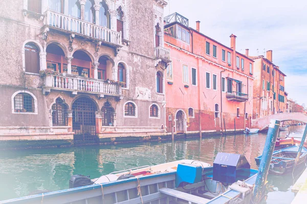 Заброшенная Венеция Выцветшей Цветовой Гамме Город Музей Расположен Группе Островов — стоковое фото