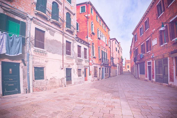 Deserted Βενετία Ξεθωριασμένο Χρώμα Αποτέλεσμα Museum City Βρίσκεται Μια Ομάδα — Φωτογραφία Αρχείου