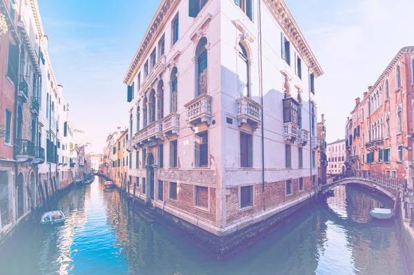 Veneza Deserta Efeito Cor Desbotada Museum City Está Situado Através — Fotografia de Stock