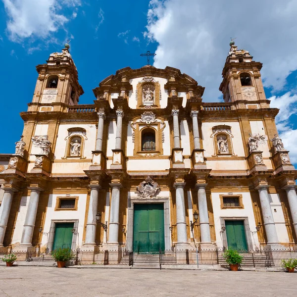 Sicilya Daki Katolik Kilisesi Palermo — Stok fotoğraf