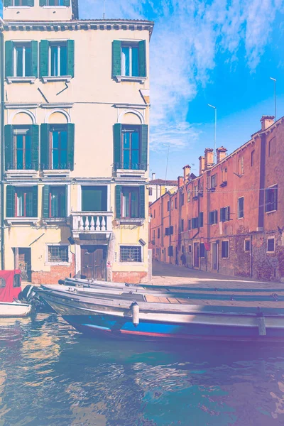 Veneza Deserta Efeito Cor Desbotada Museum City Está Situado Através — Fotografia de Stock